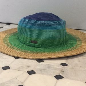 Multicolored derby hat